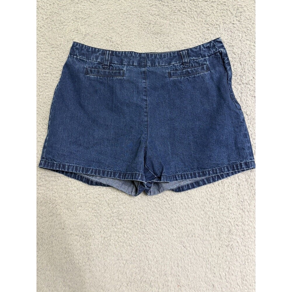J Crew Women's Side Zip denim shorts Size 6 Medium Wash Cotton